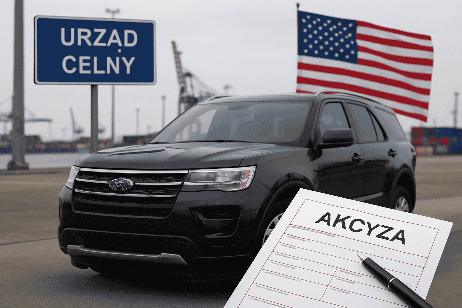 Jak zapłacić akcyzę za auto z USA?