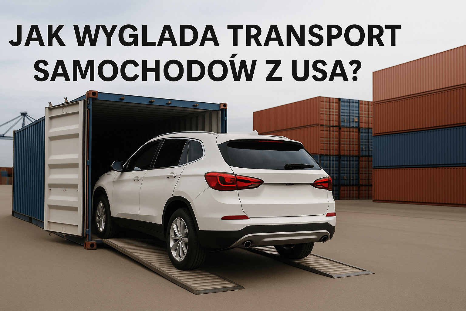 Sprowadzanie aut z USA – ile trwa transport do Polski?

